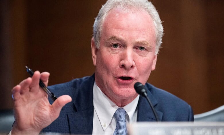 US senator speaking passionately during Senate hearing on West Bank incidents.