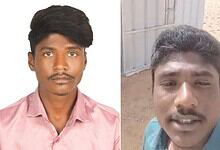 Portrait of a Telangana man who was trapped in the Saudi desert, now safely back home.
