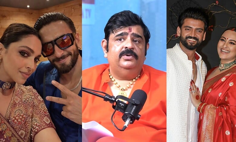Deepika Padukone, Ranveer Singh, venu Swamy, Zaheer Iqbal and Sonakshi Sinha