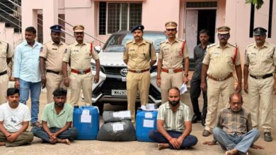 Mephedrone worth Rs 54 crore seized in Bhuvanagiri, four held