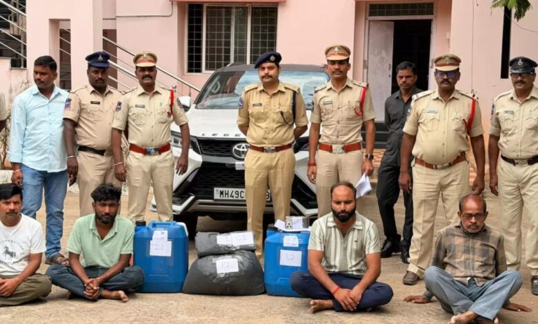 Mephedrone worth Rs 54 crore seized in Bhuvanagiri, four held