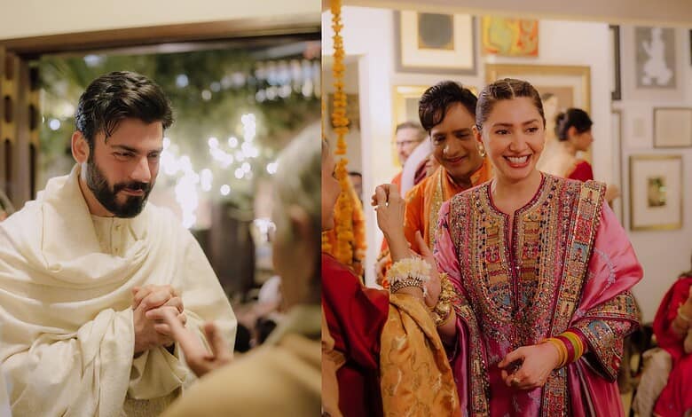 Fawad Khan and Mahira Khan