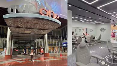 Contemporary gym with advanced equipment and sleek design in Hyderabad, reflecting the latest fitness and.