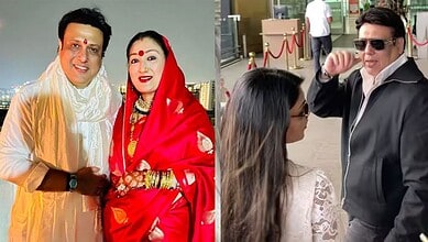 Govinda, Sunita Ahuja and Komal Sharma
