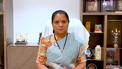 Telangana Rakshana Sena (TRS) chief Kalvakuntla Kavitha