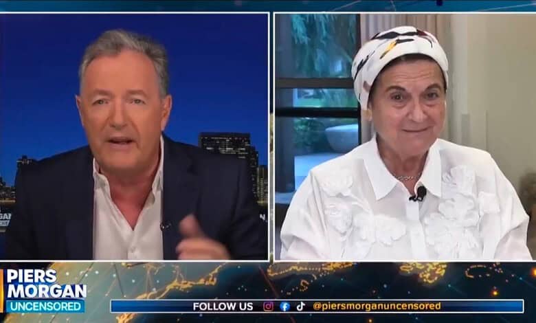 Piers Morgan interviews Israeli settler leader Daniella Weiss on Piers Morgan Uncensored.