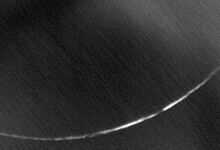Rabi ul Awwal crescent photographed in Abu Dhabi.
