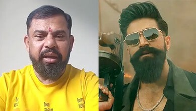 Two men with beards and styled hair, one in a yellow shirt and the other with sunglasses and a chain.