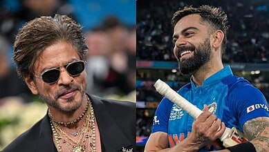 Shah Rukh Khan and Virat Kohli