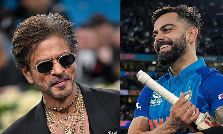 Shah Rukh Khan and Virat Kohli