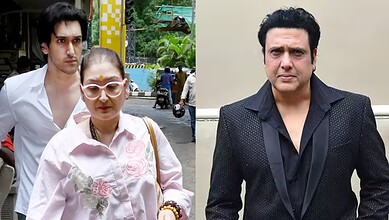Govinda and Sunita Ahuja seen during a court visit amid divorce talks.