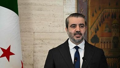 Syrian official speaking at diplomatic talks in Jordan to ease regional tensions.