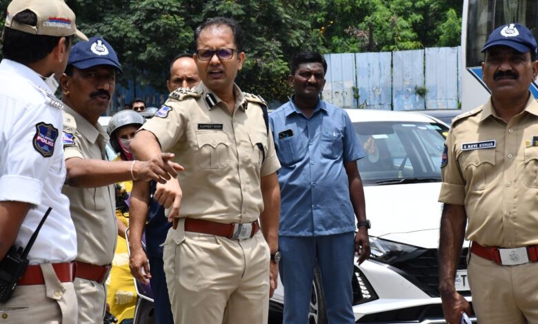 Traffic police flag unsafe pedestrian movement at IKEA Junction