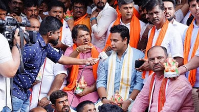 BJP protest in Mysuru