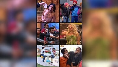 Contestants on Bigg Boss 20 react emotionally during a special video segment.