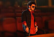 Divyenndu in stylish outfit with sunglasses at Vijayawada event.