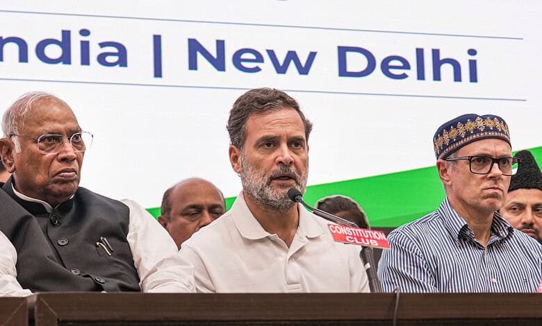 Opposition to march to EC, demands return to ballot paper