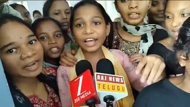Government school students complain of assault lack of water and unhygeinic conditions