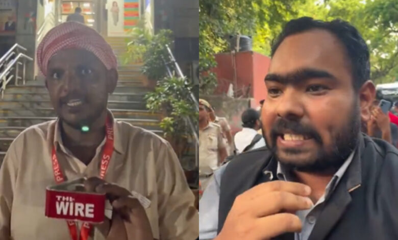 Journalists detained at Jantar Mantar