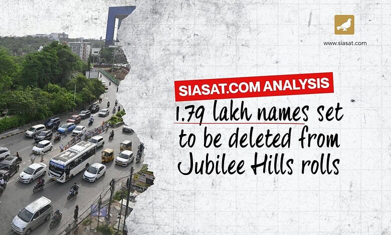 SIR: 9 months after by-poll, Jubilee Hills lost 1.79 lakh names