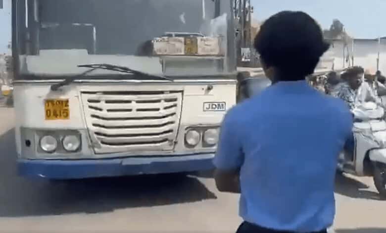 Medchal: Students halt RTC buses for skipping their stop