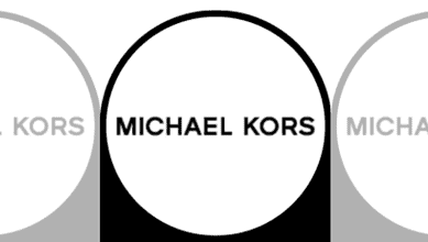 Michael Kors logo displayed on a store sign at GVK Mall in Hyderabad.