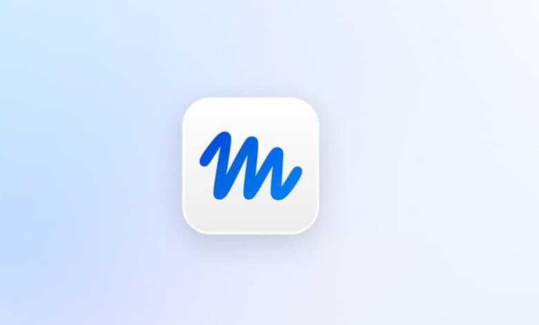 Meta's Muse AI logo on a light blue background, representing AI-powered virtual assistant technology.