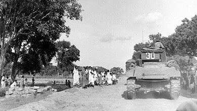 The Indian Army during Operation Polo in Hyderbad.