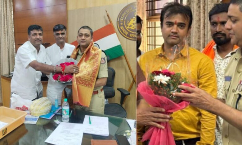 Police commissioner felicitated by criminals (1)