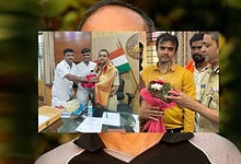Police commissioner felicitated by criminals