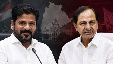 Telangana CM Revanth Reddy and BRS supremo K Chandrasekhar Rao.