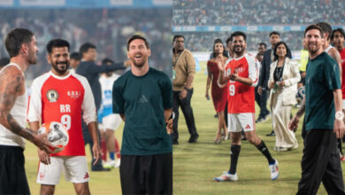 Revanth Reddy and Lionel Messi