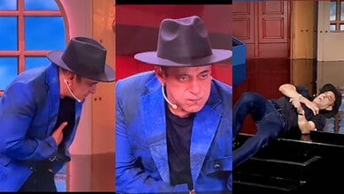Salman Khan collapses on stage during Bigg Boss 20, showing signs of health issues.
