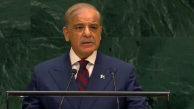 Pakistan Prime Minister Shehbaz Sharif at the United Nations
