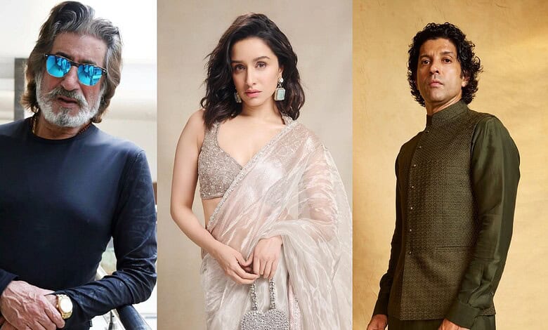 Images of three celebrities, two men and one woman, in stylish outfits for a news feature.