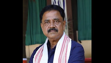 Jharkhand minister Sudivya Kumar in a formal setting with a serious expression.