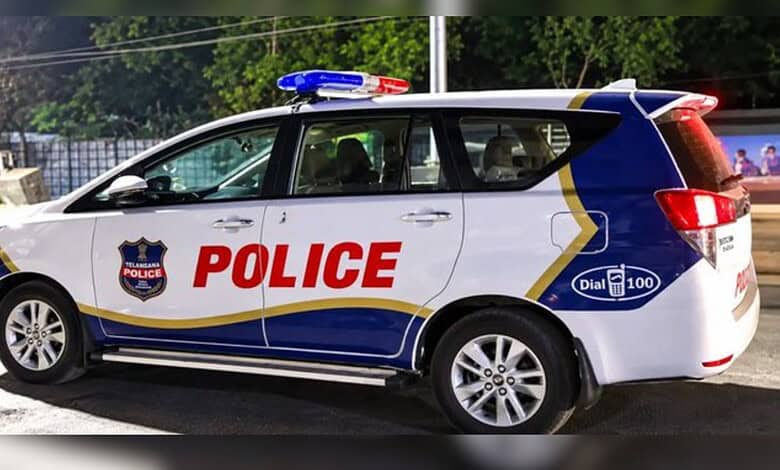 Telangana police cars