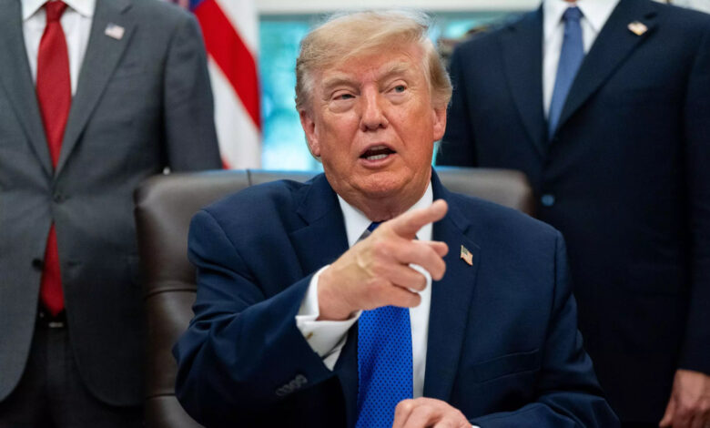 US President Donald Trump