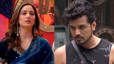 Uditi and Asif face-off during Bigg Boss 20, highlighting tense moments in the house.