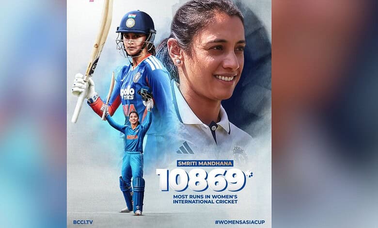 Smriti Mandhana swings into history as leading run scorer