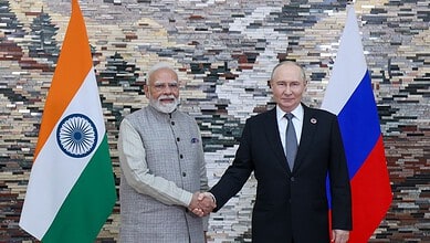 PM Modi with Putin