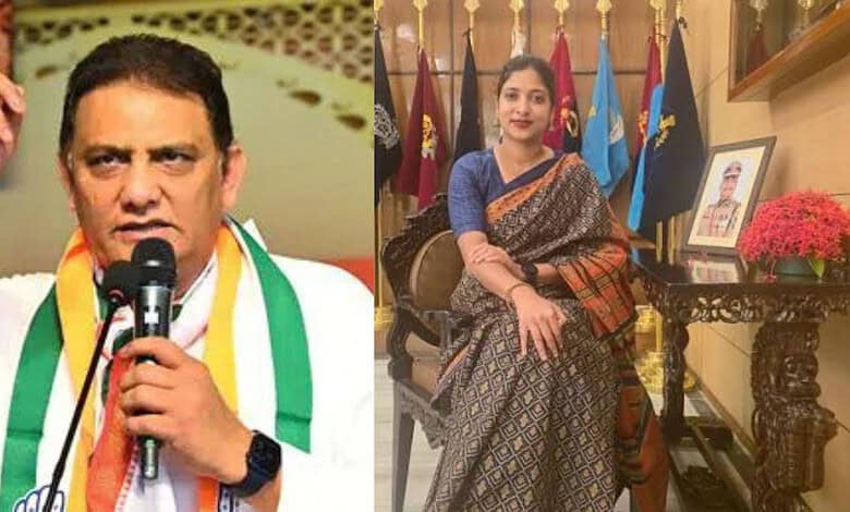 Azharuddin reacts to IPS officer's transfer over 'Assalamualaikum' in a press conference.