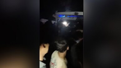 drowned students being shifted to hospital in Sangareddy