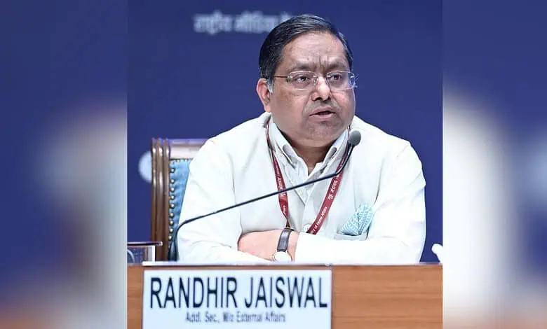 MEA Spokesperson Randhir Jaiswal