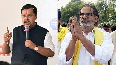 Nitin Nabin and Prashant Kishor
