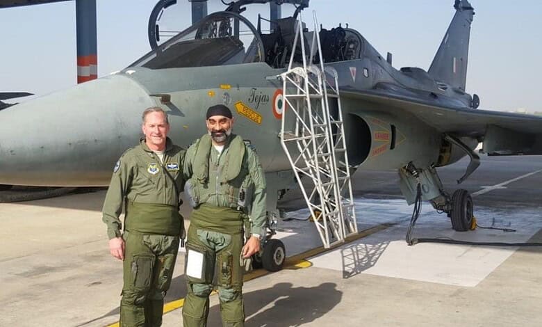 Japan’s Air Chief General Takehiro Morita with Air Chief Marshal A P Singh