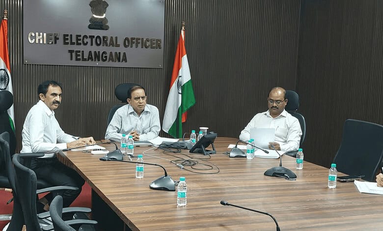 Telangana SIR: CEO holds meeting with state poll officials