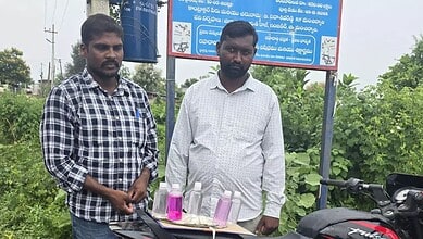 Mancherai GPO Duga Prasad and Rajender arrested by ACB