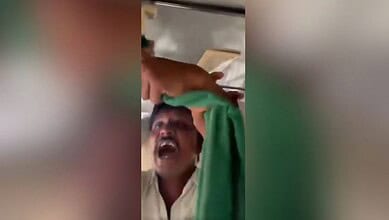 A farmer attempts suicide in a TGSRTC bus in Ibrahimpatnam