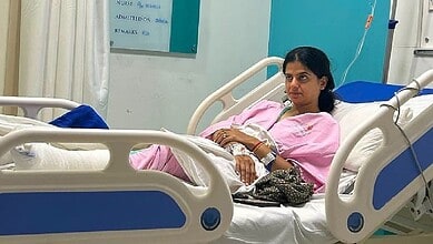 Bengaluru woman suffers injuries after scooter falls into pothole